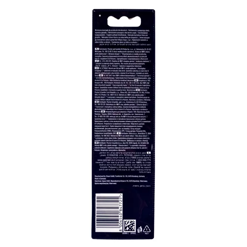 Oral-B EB50RX-2 CrossAction wymienne końcówki szczoteczki, 2 szt.