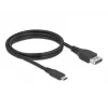 Kabel USB Typu-C do DisplayPort DeLOCK 86040 8K 60 Hz 1,5 m