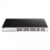 Przełącznik sieciowy D-Link DGS-1210-28MP/E zarządzany L2 Gigabit Ethernet (10/100/1000) Power over Ethernet (PoE) 1U Czarny, Szary