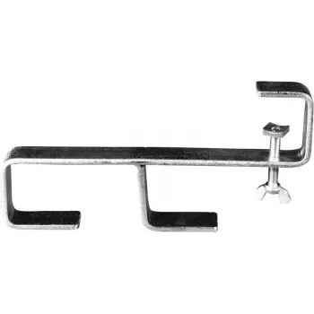 Hak kablowy EUROLITE TCH-50/28 srebrny — metalowy wieszak na kable do kratownic oświetleniowych