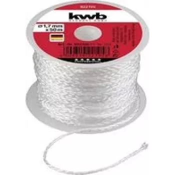 KWB Linka murarska 1,7 mm biała 50 m – linka traserska do wytyczania i znakowania