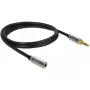 Kabel audio 3,5 mm DeLOCK 85780 1 m czarno-szary