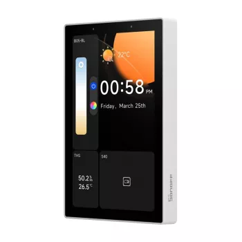 Inteligentny panel sterowania Sonoff NSPanel Pro — Wi‑Fi, Bluetooth, Zigbee, ścienny interfejs inteligentnego domu