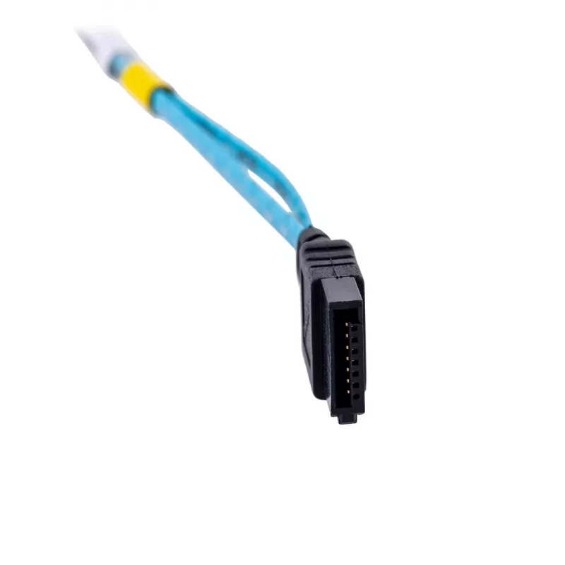 Kabel SATA Supermicro CBL-0186L 4x okrągły 0,56 m, SATA I, prosty męsko-męski, czarny/niebieski/biały