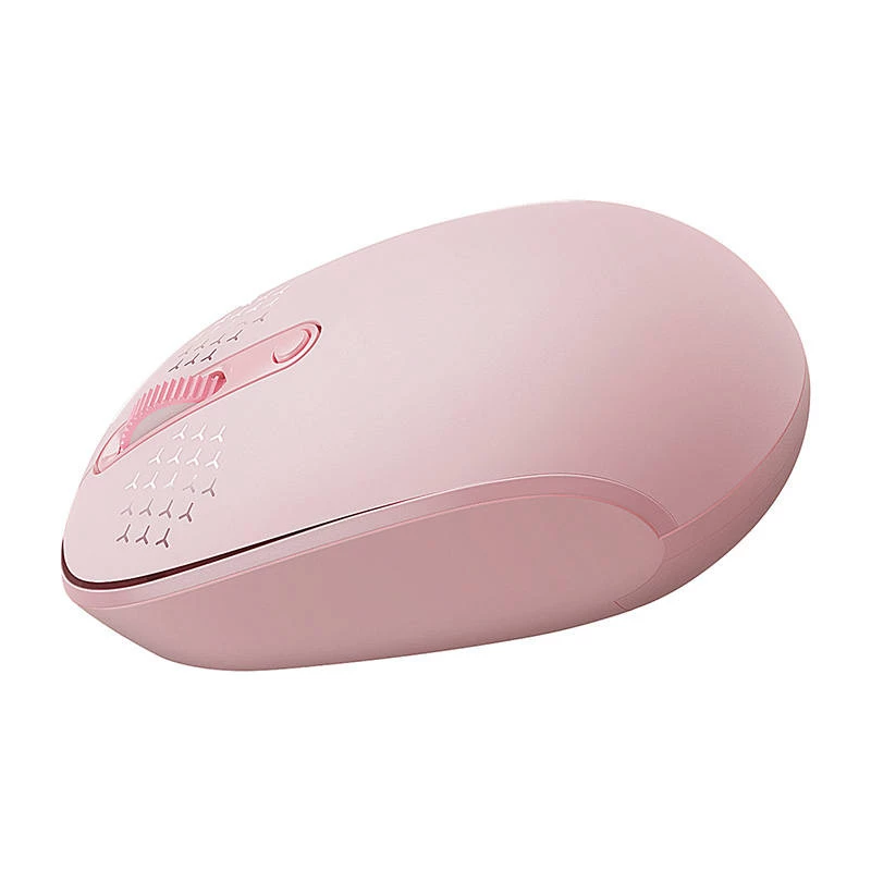 Bezprzewodowa mysz Baseus F01B Tri-mode 2.4G BT5.0 1600 DPI (różowa)