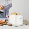 Toster Elle EKTTP201WHEU biały – toster pop-up na 2 kromki
