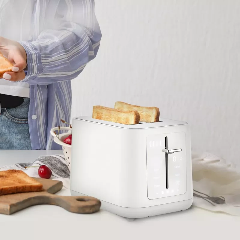 Toster Elle EKTTP201WHEU biały – toster pop-up na 2 kromki