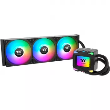 Zestaw chłodzenia cieczą THERMALTAKE LA360 ARGB, wentylatory 120 mm, TDP 360 W, czarny