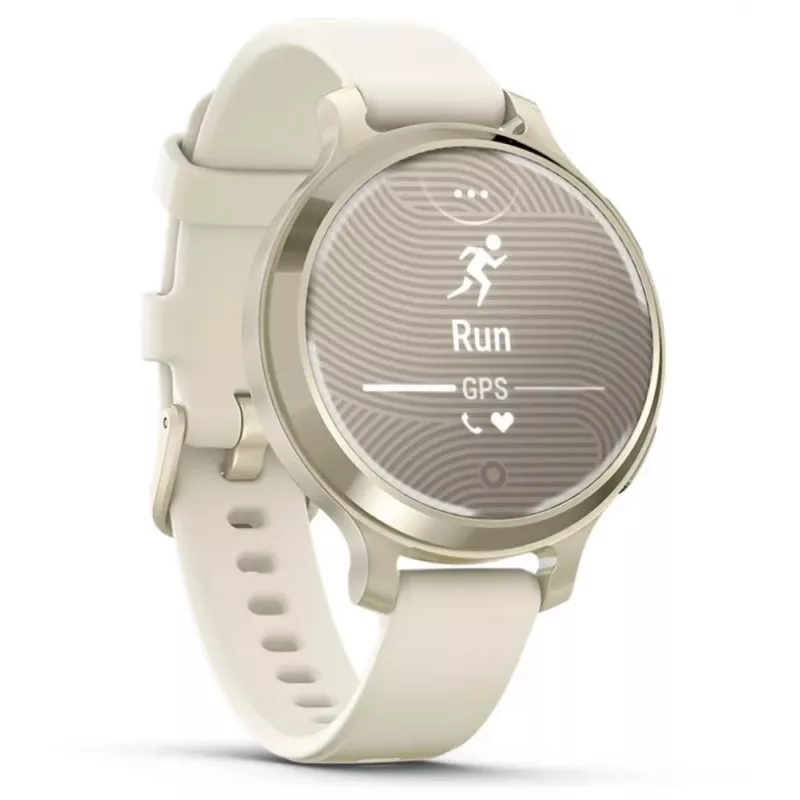 Garmin Lily 2 Active 38 mm Digital 240 x 201 pikseli Ekran dotykowy Beżowy GPS (satelitarny)