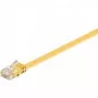 Wentronic RJ-45 CAT6 2m Patch kabel, Męski/Męski, U/UTP, Żółty (96414)