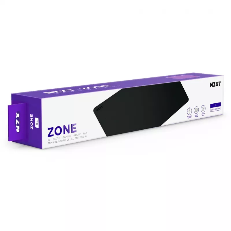 NZXT Zone mysz Pad XL 750x400mm Czarny MM-XLGSP-BK retail
