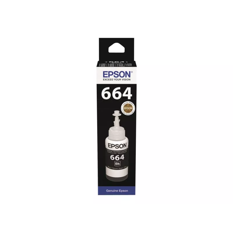 Ink Bottle Epson T6641 70ml Czarny