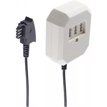 Kabel telefoniczny ShiverPeaks BS71010-6 6 m czarno-biały