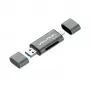 Vention USB3.0 wielofunkcyjny czytnik kart metalowy szary