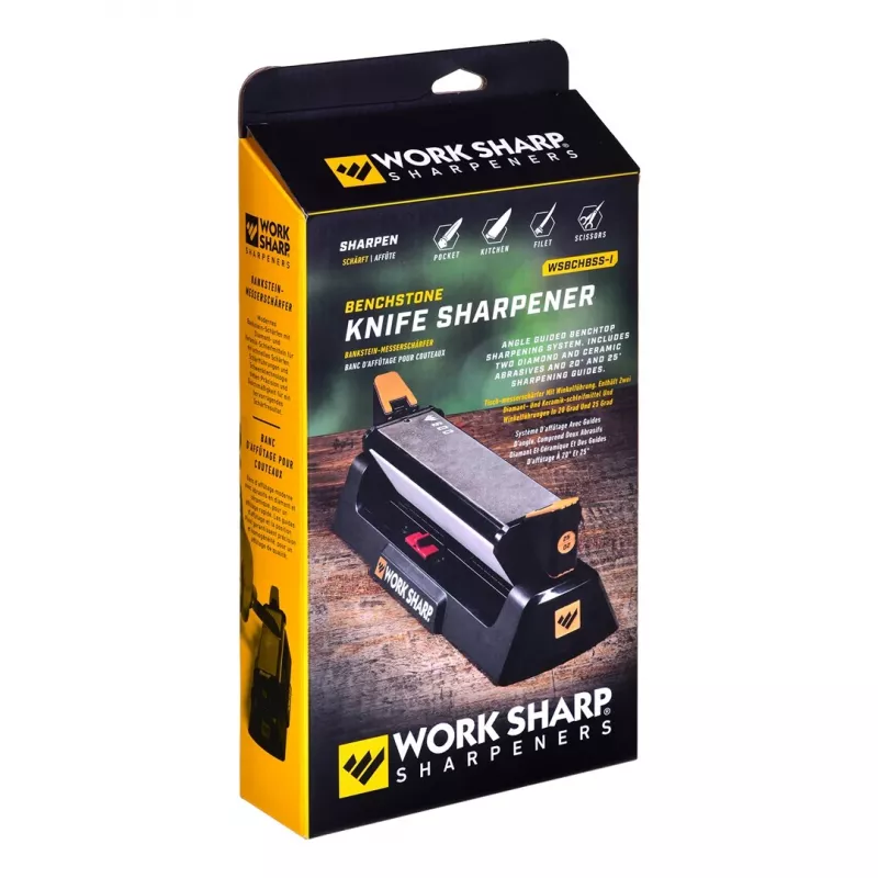 Ostrzałka do noży Work Sharp Diamond-Ceramic Sharpener 09DX163 — płytki ceramiczno-diamentowe, kompaktowa ręczna, 306×156×60 mm, 586 g