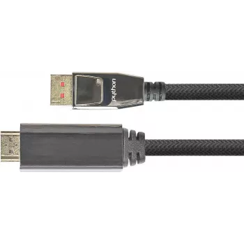 GC M0219 - DisplayPort 1.4 na HDMI 2.0 Wtyk A, 5 m, czarny - Cyfrowy/Wyświetlacz/Wideo (GC-M0219)