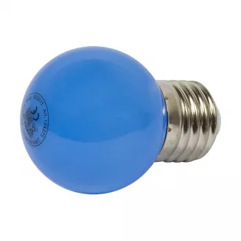 Synergy 21 LED Retrofit E27 Tropfenlampe G45 Niebieski 1 Watt do łańcucha świetlnego