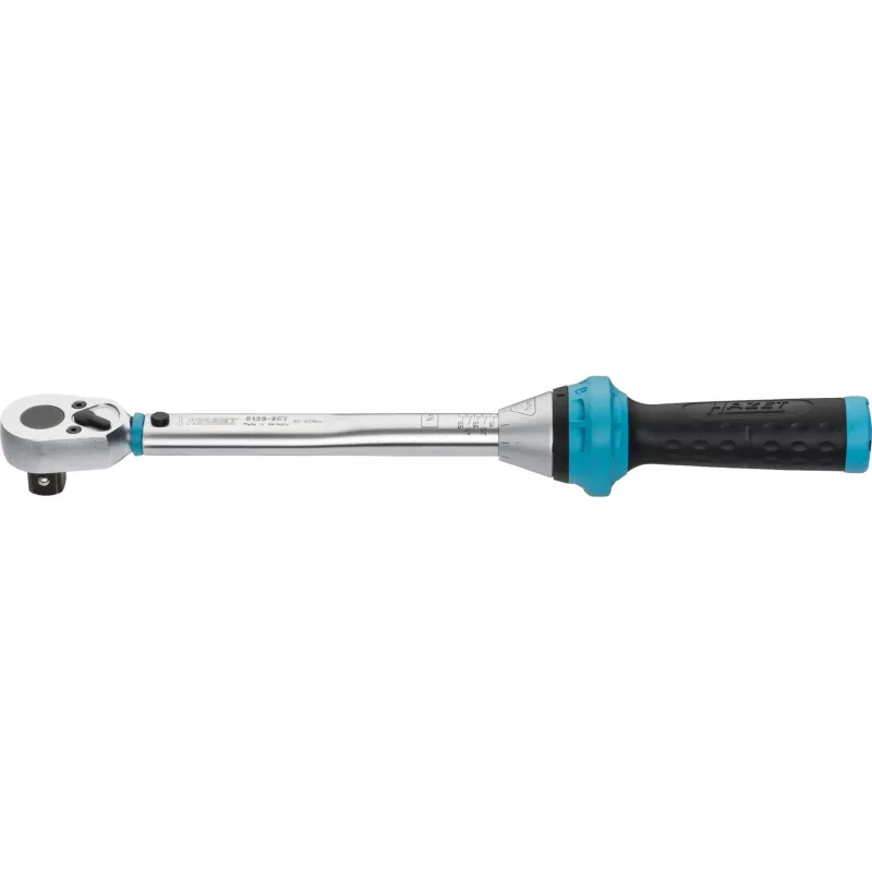 HAZET 5120-3CT - Klucz dynamometryczny z grzechotką - Mechaniczny - 1/4 - 1 - 9 Nm - 4% - Czarny/Niebieski (5120-3CT)