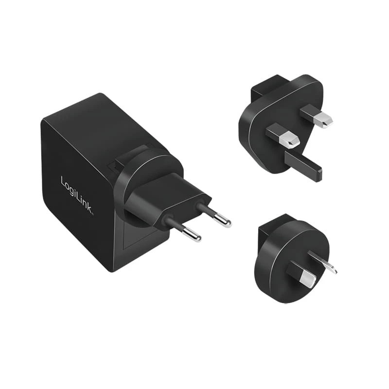 Ładowarka do urządzeń mobilnych LogiLink PA0302 Universal Czarny AC Szybkie ładowanie