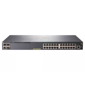 HPE - Aruba Series - Switch - 2540 24G PoE+ 4SFP+ - Zarządzalny - 24 x 10/100/1000 (PoE+) + 4 x 10 Gigabit Ethernet / 1 Gigabit Ethernet SFP+ - Biurkowy, montaż w szafie, montaż na ścianie