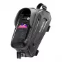 Rockbros B68-1 Torba na ramę rowerową Kieszeń na telefon 1,7 l Czarna
