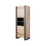 WOOD Regał 65x40x170,5 dąb wotan + antracyt