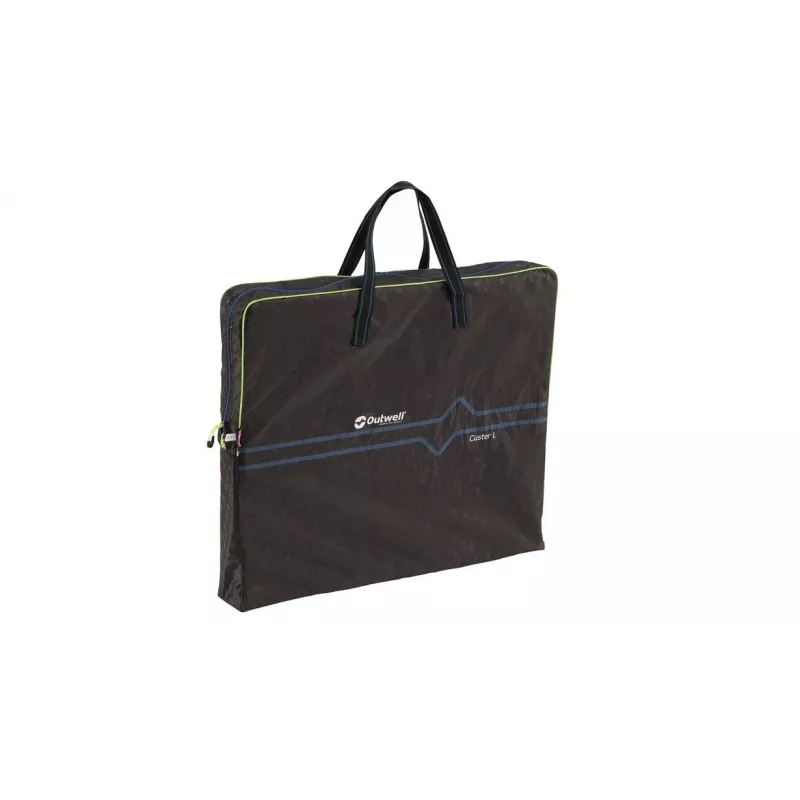 Stół kempingowy Outwell Custer L Brown — Blat bambusowy, rama aluminiowa, 700×1200 mm, 11.5 kg