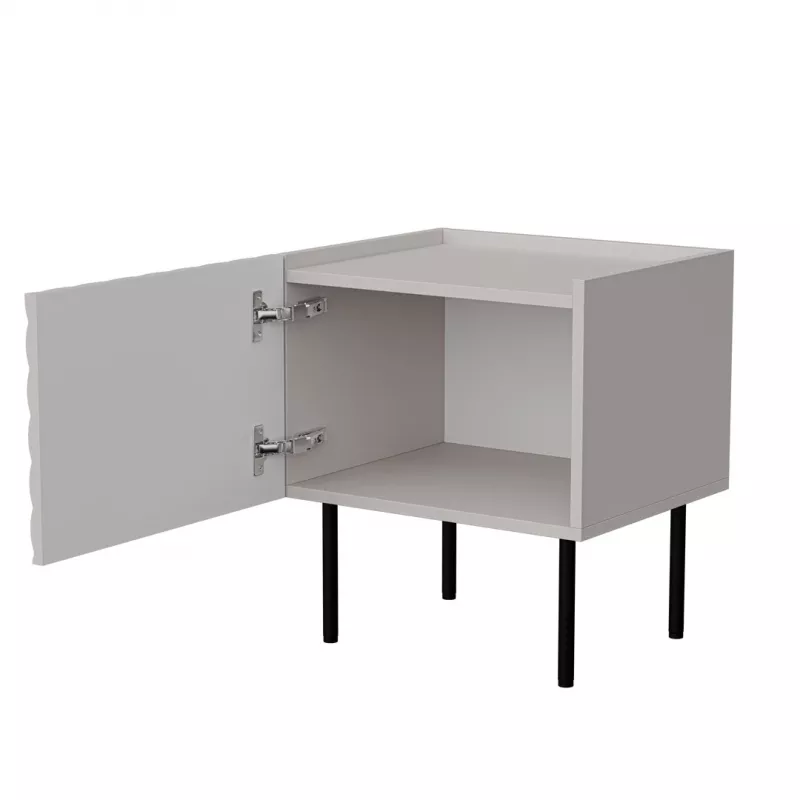 Szafka nocna Cama LUCCA, cama meble, 47x40x52 cm, kaszmir, MDF/płyta wiórowa, zestaw 2 szt.