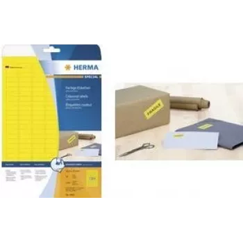 Samoprzylepna etykieta do drukarki HERMA Kolorowe Etykiety A4 70x37 mm zielona papier mat 480 szt.