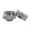 Złączka XSPC G1/4 do twardej rurki 14 mm, chrom - 8 sztuk