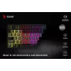 Klawiatura gamingowa Savio SAVGK-PHENIX czerwony PUDDING Mechaniczna RGB Bezprzewodowa