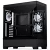 PHANTEKS XT View Matrix PC-Enclosure, Midi-Tower, E-ATX, Tempeczerwony Glass, Matrix LED - czarny (PH-XT523VM1_DBK01)