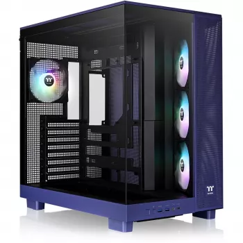 View 380 XL TG ARGB, Obudowa wieżowa Fiolet, Hartowane szkło x 2