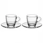 Zestaw do kawy Moka BIALETTI Moka-Tassen Set Glass ISTITUZIONALE 2 filiżanki