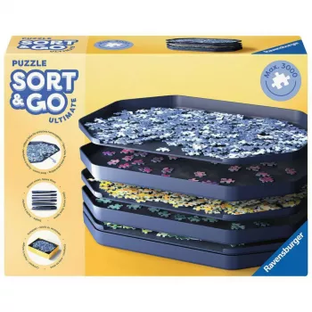 Akcesoria do przechowywania puzzli Ravensburger Sort & Go Ultimate 12.001.676 — organizery i tacki sortujące do puzzli