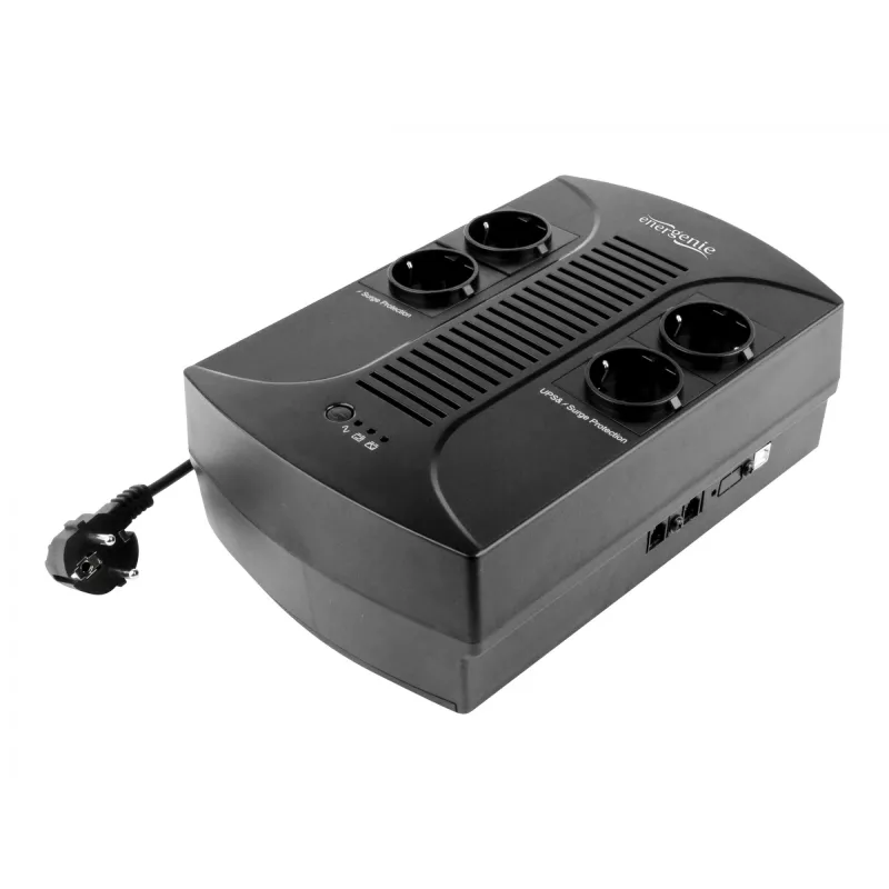 EnerGenie EG-UPS-001 zasilacz awaryjny (UPS) Line-Interactive 0,65 kVA 390 W 4 gniazdka AC