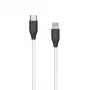 Kabel silikonowy USB Type C - Lightning, 2 m (biały)