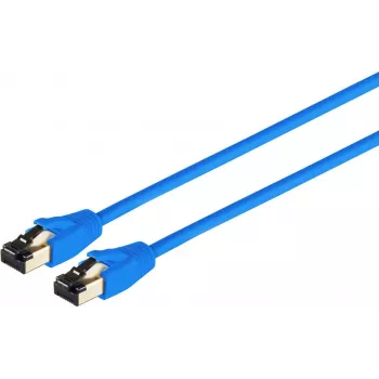 Kabel sieciowy S/CONN 08-41061 niebieski 7.5m Cat8.1 F/FTP