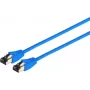 Kabel sieciowy S/CONN 08-41061 niebieski 7.5m Cat8.1 F/FTP