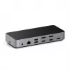 Satechi Triple 4K Display Wired Dock Czarny srebrny 4K Ultra HD 60 Hz