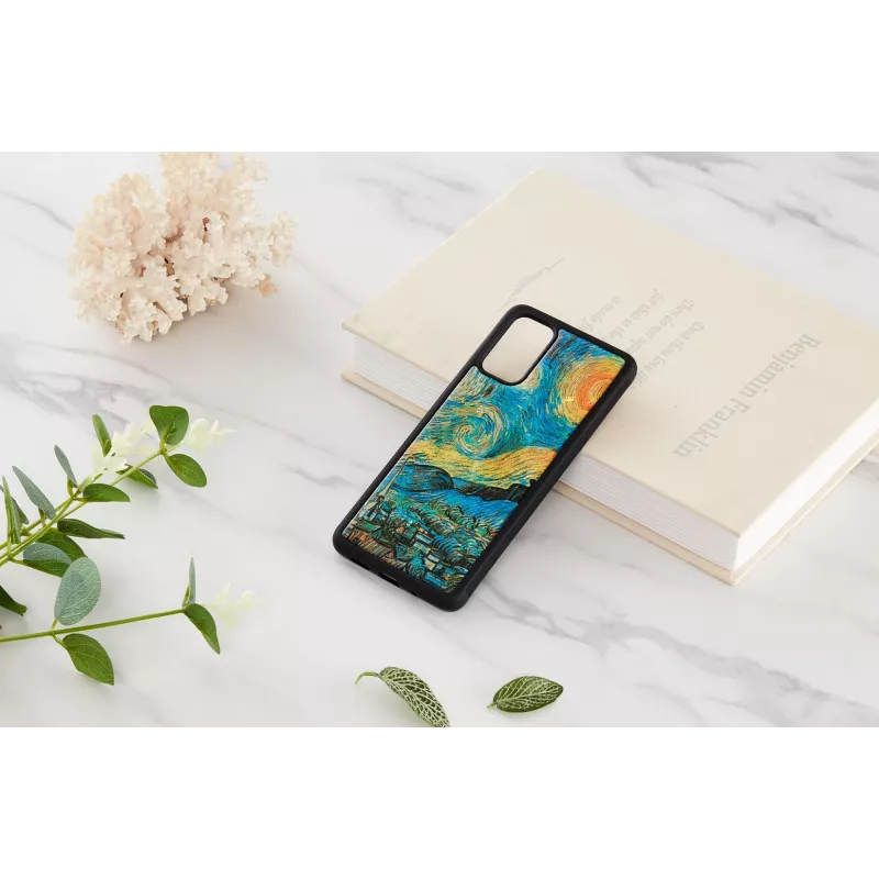 Etui ochronne na telefon iKins dla Samsung Galaxy S20+ — czarne gwieździsta noc