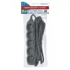 Listwa zasilająca ESPERANZA ELK208K — 5 gniazd, kabel 3 m, czarna