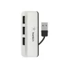Belkin USB 2.0 4-Port Travel Hub, Srebrny, F4U021bt
