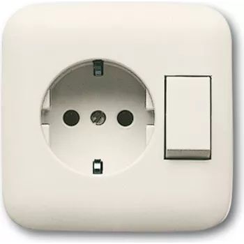 BUSCH JAEGER 4310/6 EUJ-212-500 - CEE 7/3 - 2P+E - Beżowy - CE - 250 V - 16 A