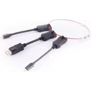 Zestaw adapterów ShiverPeaks 10-01020 — HDMI-A na DisplayPort / Mini / USB-C