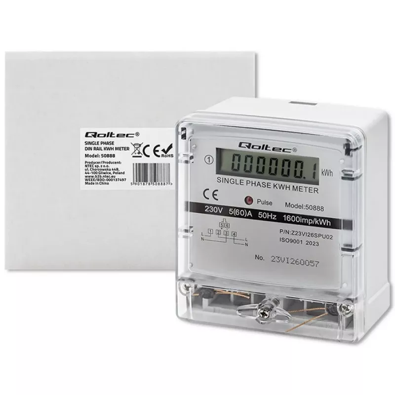 Jednofazowy elektroniczny licznik energii 230V LDC