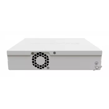 Zarządzalny przełącznik L3 MikroTik CRS310-8G+2S+IN — 8× 2.5G RJ-45, 2× SFP+, PoE, montaż w racku 1U, Biały