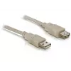 Przedłużacz USB 2.0 DeLOCK 82240 3 m szary