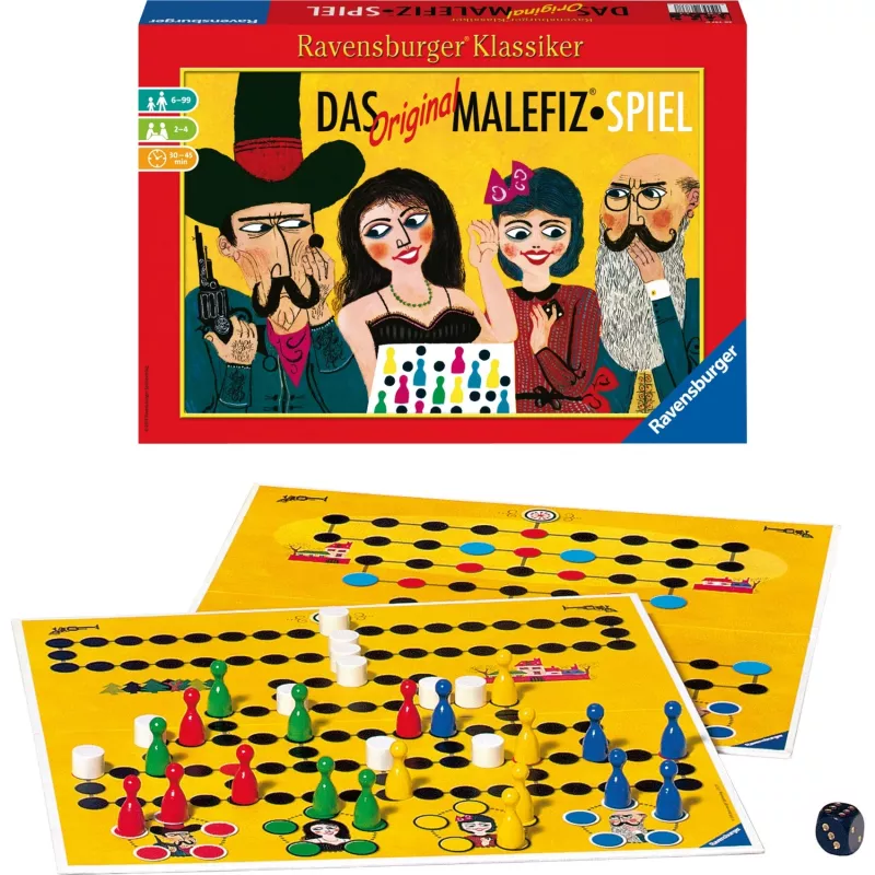 Oryginalna gra Malefiz-Spiel, gra planszowa