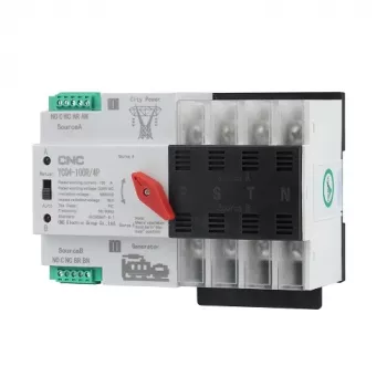 Automatyczny przełącznik źródła zasilania CNC NV822478 4-biegunowy 220 V 100 A